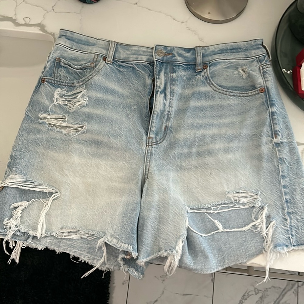 American Eagle Baggy Mom Shorts